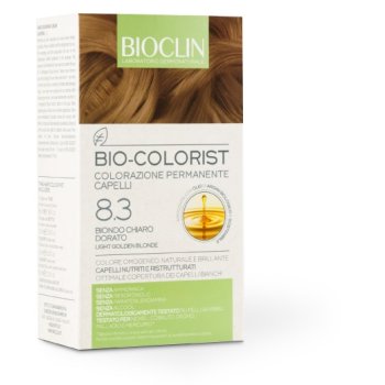 bioclin bio colorist tintura capelli colore 8.3 biondo chiaro dorato