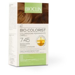 Bioclin Bio Colorist Tintura Capelli Colore 7.45 Biondo Rame Mogano