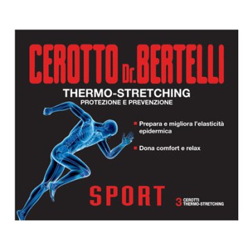 bertelli cerotto sport termo-stretching 3 pezzi