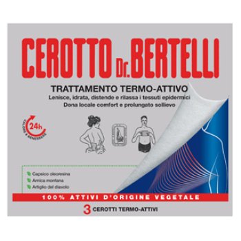 bertelli cerotto termo-attivo 3 pezzi