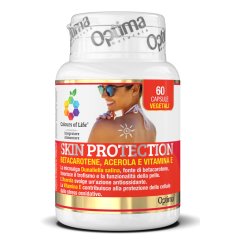 Optima Colours Of Life - SKIN PROTECTION Beta Carotene Acerola e Vitamina E 60 capsule vegetali