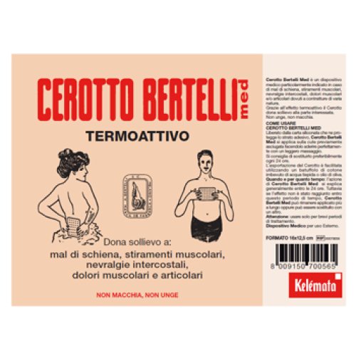 Bertelli Cerotto Med Termo-Attivo Medio 16x12,5cm
