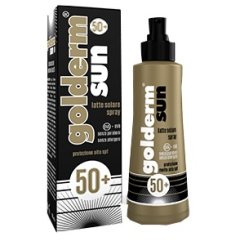 golderm sun spf 50+ latte solare spray 100ml