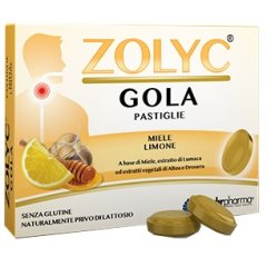 zolyc gola miele e limone 36 pastiglie