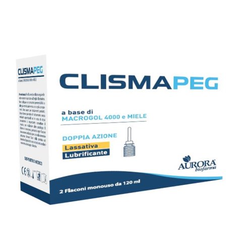 Clismapeg Clisma Macrogol 4000 E Miele 2 X 120ml