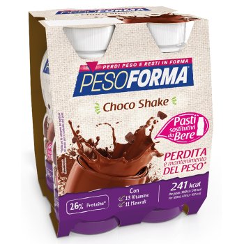 pesoforma choco shake 4 x 236ml ( 4 pasti sostitutivi )