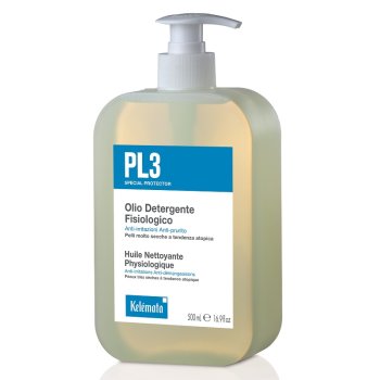 pl3 olio detergente fisiologico pelli molto secche,irritate e a tendenza atopica 500ml