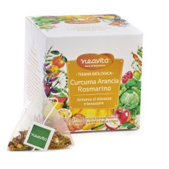 neavita tisana biologica curcuma arancio e rosmarino 15 filtroscrigno