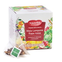 neavita - tisana biologica mela lampone rapa rossa 15 filtroscrigno