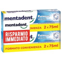 mentadent b white 2x75ml