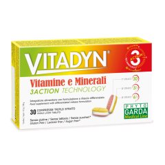 vitadyn vitamine e minerali 3action technology 30 compresse a rilascio differenziato