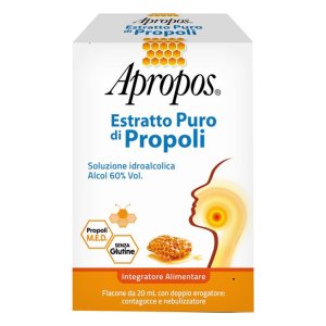 Apropos Estratto Puro Di Propoli Con Doppio Erogatore Spray E Contagocce 20ml