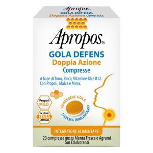 Apropos Gola Defens Doppia Azione 20 Compresse