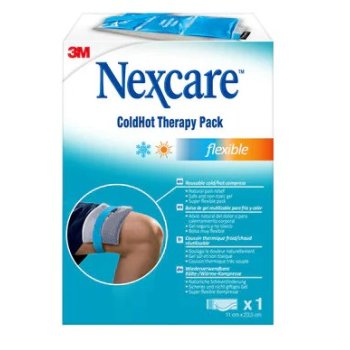 nexcare coldhot therapy pack flexible premium cuscino per terapia caldo/freddo riutilizzabile 11 x 23,5cm