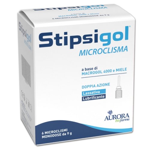 Stipsigol Microclismi Macrogol 4.000 E Miele 6 X 9g