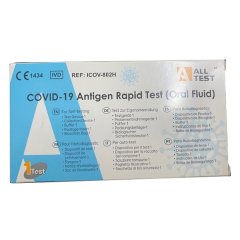 ALLTEST COVID-19 Antigen Rapid Self-Test Oral Fluid - Tampone Orale 1 Pezzo