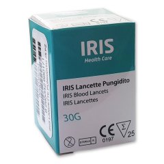 Iris Lancette Pungidito 30g 25 Lancette Sterili