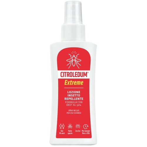 Citroledum Lozione Spray Extreme DEET 50% Anti-Zanzare 100ml