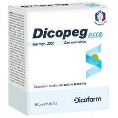 dicopeg esse macrogol 3350 con simeticone 20 bustine 5g