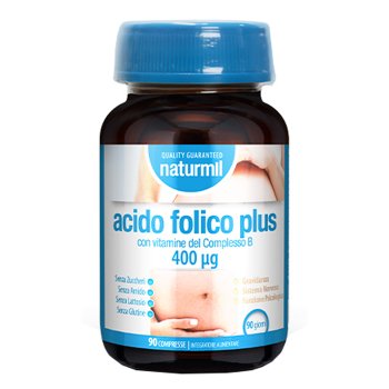 naturmil acido folico plu90cpr