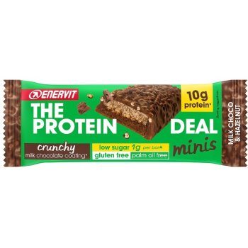 enervit the protein deal barretta proteica crunchy milk choco and hazelnut 33g