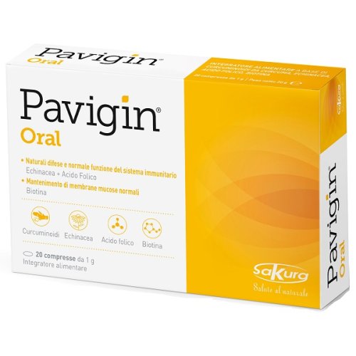 Pavigin Oral Integratore Difese Immunitarie 20 Compresse