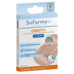 sofarmapiù cerotti classici 7 cm x 3 cm 15 pezzi