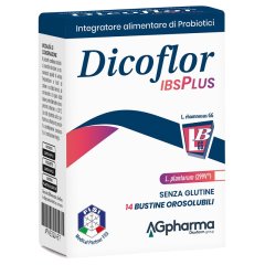 dicoflor ibsplus integratore di probiotici 14 bustine orosolubili