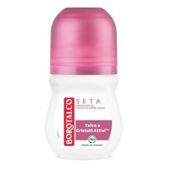 borotalco deodorante roll-on seta profumo talco e fiori di rosa 48h 50ml