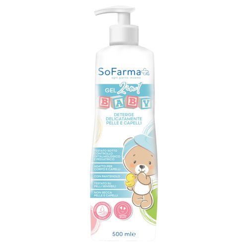 Sofarmapiù Detergente Baby 2 In 1 Pelle E Capelli 500ml