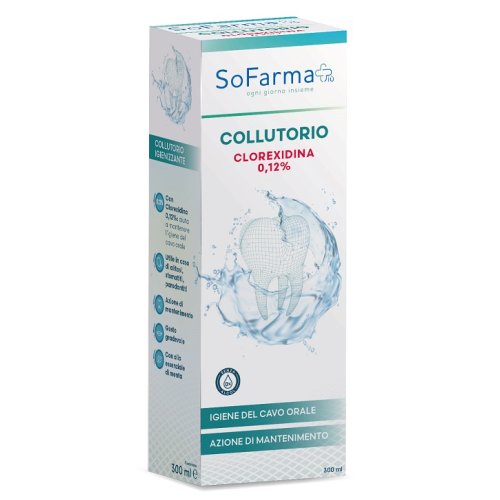 Sofarmapiù Collutorio Clorexidina 0,12% 300ml