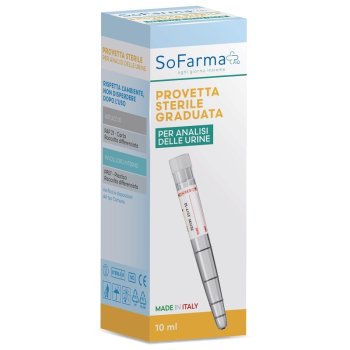 sofarmapiù provetta urina graduata 10ml