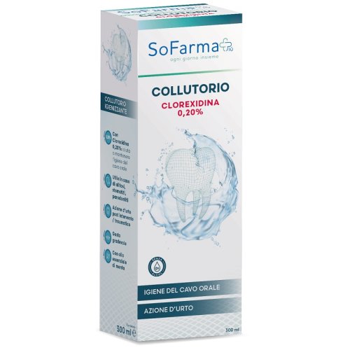 Sofarmapiù Collutorio Clorexidina 0,20% 300ml