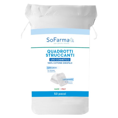 Sofarmapiù Quadrotti Struccanti 50 Pezzi