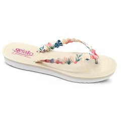 gelato sicily 2,0 panna - infradito plantare anatomico in gel - taglia 39/40