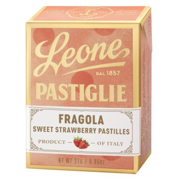 leone pastiglie fragola 27g