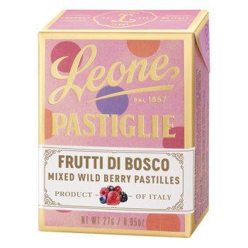 leone pastiglie frutti di bosco 27g