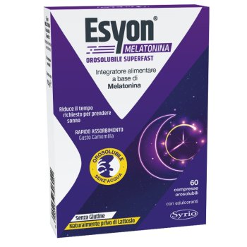 esyon melatonina 60 cpr orosol