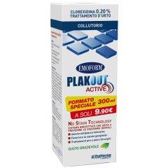 emoform plakout active collutorio clorexidina 0,20% trattamento d'urto 300ml