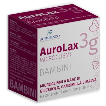 aurolax microclismi bambini 6p