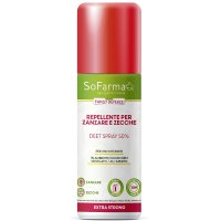 SoFarmaPiù Repellente Extra Strong 50% – Protezione Contro Zanzare E Zecche 75ml