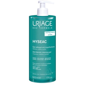 uriage hyséac gel detergente purificante viso e corpo 500 ml