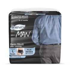 serenity man pants black m 12p