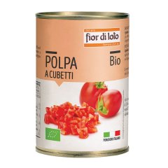 polpa pomodoro cubetti bio400g