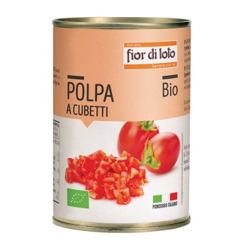 polpa pomodoro cubetti bio400g
