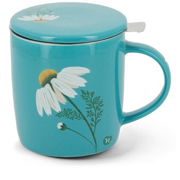 neavita infusiera camomilla in porcellana new bone china filtro acciaio 350ml