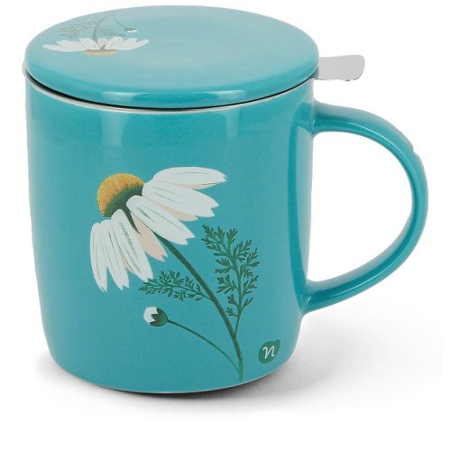 Neavita Infusiera Camomilla In Porcellana New Bone China Filtro Acciaio 350ml