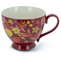 neavita mug in ceramica new bone china bordeaux tisana 450ml