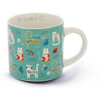 neavita mug in ceramica new bone china tea & friends - gatto