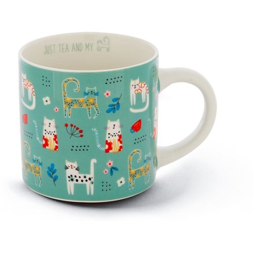 Neavita Mug In Ceramica New Bone China Tea & Friends - Gatto